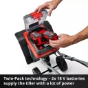 Bezvadu kultivators, EINHELL, 3431200, 300 mm darba platums, 20 cm darba dziļums, ergonomisks rokturis