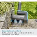 Gardena щетка для мытья, 14849-20, 1 шт., жесткий нейлон, совместима с GARDENA AquaBrush 18V P4A, уборка в саду