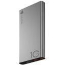 Navitel Laadija-akumulator PWR10 AL Silver, 10000mAh 3.7V 37Wh, 22.5W, USB-C 5V 2.6A, 9V 2A, 12V 1.5A, Mikro USB 5V 2A, 9V 2A