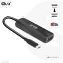 Club3D USB-C на HDMI адаптер CAC-1588 8K60Hz, 4K120Hz, HDCP1.4, HDCP2.3, 100W PD, DSC1.2