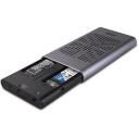 Lindy SSD korpusas 43382 USB 3.2 Gen 2x2, Dviejų M.2 NVMe, Klonavimo funkcija