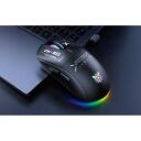 Onikuma CW953 m&auml;ngurihiir, CW935 Black, 800/1200/2400/3200/4800/12800 DPI, 6 nuppu, RGB taustvalgus, 500 mAh aku