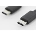 Digitus USB 2.0 &uuml;henduskaabel C-C AK-300138-018-S, 1,8m, 480 Mbps, 3 A, kahepoolsed C-t&uuml;&uuml;pi pistikud, topeltvarjestus