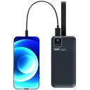 Port Connect ārējā USB-C akumulatora lampa 907003, 30000 mAh, 5 V, 2 x USB-A, Li-Poly, ātrā uzlāde, LCD displejs