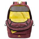 Rivacase Kuprinė 5421BURGUNDYRED, 14L, 13.3", 450g, atspari vandeniui, 2 priekinės ki&scaron;enės, 2 &scaron;oninės ki&scaron;enės