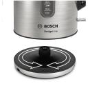 Bosch Veekeetja TWK4P440, 2400 W, 1.7 L, Roostevaba teras, 360&deg; p&ouml;&ouml;ratav alus, Must/Roostevaba teras