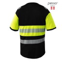 Hi-Vis T-shirt, yellow/black, L, PESSO, HVM_J-L, 100% polyester, 170 g/m&sup2;, EN ISO 20741, Class 1