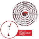 Bezvadu zāles trimmeris, EINHELL, 3411123, 24 cm grie&scaron;anas platums, 8500 apgr./min, 1,3 kg