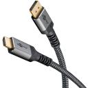 Goobay adapteris kabelis 65269, 2 m, pelēkā krāsa, pasīvs kabelis, 4K60Hz, 18 Gbps
