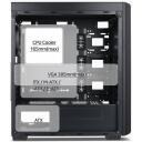 Gembird Fornax K500 Datora korpuss CCC-FC-K500, 440mm, 205mm, 507mm, 5.5kg, SPCC, Midi Tower, melns, 2x2.5" vietas