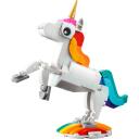 Lego Konstruktors 3in1 Maģiskais vienradzis 31140, 145 gab., Dzīvnieki, Plastmasa, 7 g., 145