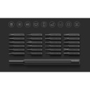 Супер практичный набор прецизионных отвёрток с 24 стальными S2 битами и алюминиевым выдвижным футляром 16×6.7×1.7 cm серый BHR4680GL Xiaomi