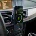 Tellur Juhtmevaba laadija TLL151431, 5V/9V/12V 2A, 15W, USB-C, MagSafe &uuml;hilduv, auto &otilde;huavade hoidik