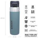 Terminis butelis The Quick Flip Water Bottle Go 1.06L mėlynai pilkas; 2809150067 STANLEY