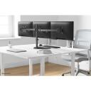 Neomounts monitors statīvs FPMA-D550DD3BLACK 13-27" 6 kg, 3 displeji, VESA 75x75/100x100, augstuma regulē&scaron;ana, melns