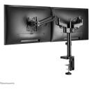 Neomounts stiprinājuma roka DS70-750BL2, 17-27", 7 kg, VESA 75x75/100x100 mm, gāzes atsperes augstuma regulē&scaron;ana, melna