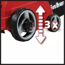 Elektriskais skarifikators un aerators, EINHELL, 3420640, 1200 W, 31 cm darba platums, 28 l kolekcijas soma