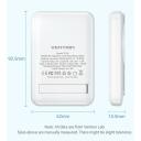 Vention Power Bank FHSB0, 5000mAh, 3.7V, 3A, juhtmevaba laadimine, kompaktne disain, automaatne magnetiline laadimine