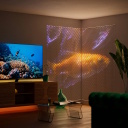 Svētku dekora viedais LED animāciju panelis 480 RGB diodes 36 W 1×1 m melns USB-C TWW480STP-TEU Twinkly