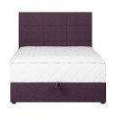 Kontinentālā gulta LEVI 120x200cm, ar matraci, tum&scaron;i rozā 77978