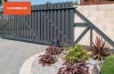 Профилированные металлические штакеты Polo PMx2 RAL7016 (матовый cерый антрацит) POLO_PMx2_RAL7016