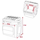 Akumulatora dzesēšanas kaste TE-COL 18/27 Li-Solo, EINHELL, 2048420, 27 l, bezvadu, 18 V, ar sildīšanas un dzesēšanas funkcijām