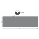 Varjutusv&otilde;rk BIOOGROD 760970 80% 140 g/m&sup2; 1.5 x 5 m Grafiit