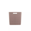 Korv džuuti ruudukujuline 17L 28x28x27cm roosa 0801906204 Curver