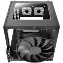 Thermaltake Core V1 MiniITX Korpus CA-1B8-00S1WN-00, 20cm, must, 2x2.5'' sisemised, 2x80mm taga, 2xUSB 3.0