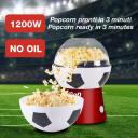 Beper Popkorna aparāts P101CUD053, 1200W, karstā gaisa, futbola bumbas forma, 2-vienā servē&scaron;anas bļoda-vāks