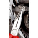 Snipe Nose Side Cutting Pliers, Knipex, 25 02 160 SB, 160 mm, melna atramentizēta virsma, polēta galva, multi-komponentu rokturi