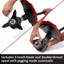 Einhell GP-BC 36/430 Li BL Solo akutoitega v&otilde;sal&otilde;ikur trimmer k&otilde;rge rohu ja p&otilde;&otilde;saste l&otilde;ikamiseks 43cm 36V harjadeta Power X-Change 3411340 ilma aku ja laadijata punane must