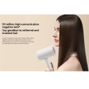 Kompakts matu žāvētājs ar 1600 W jaudu negatīvo jonu funkciju un salokāmu rokturi Compact Hair Dryer H101 Rozā BHR7474EU Xiaomi