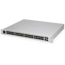 Ubiquiti UniFi USW-48 hallatav l&uuml;liti, USW-48, 48x10/100/1000 RJ-45, 4x1G SFP, 52 Gbps, 77,376 Mpps, h&otilde;be