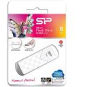 Silicon Power zibatmiņas diskdzinis Ultima U03 SP008GBUF2U03V1W, 8 GB, USB 2.0, balts, 0-70 &deg;C, CE, FCC