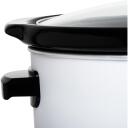 Adler Aeglane pliit AD 6413W, 5,8 l, 290 W, 3 temperatuuri seadistust, eemaldatav keraamiline kauss, karastatud klaasist kaas