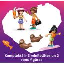 Lego Konstruktors Pludmales māja ar roņiem 42699, 400 gab., 3 minilellītes, 2 roņi, smūtiju automāts, kajaks