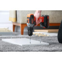 18 V 2 kiirusega puurvasar, &uuml;he varrukaga metallpadrun, 2 x 2,5 Ah aku, 1 A laadija, komplektikarp BCD003MEM2K-QW BLACK DECKER