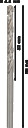 HSS-G urbji metālam 4,8mm, 10gab., Urbjma&scaron;īnām/skrūvgriežiem PRO METAL HSS-G STANDARTA SPIRĀLVEIDA URBJA GARUMS, 2608595334, BOSCH