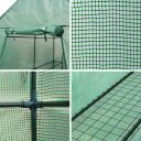 Компактная и вместительная мини теплица для улицы и террас 155&times;140&times;200 см прочное ПВХ покрытие с полками BESK