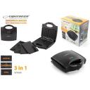 Esperanza Sviestmaižu tosteris EKT006K, 700 W, 220-240 V, 50/60 Hz, 3 funkcijas, nelīpo&scaron;s pārklājums, viegli tīrāms