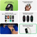 Viedā fitnesa aproce ar TFT ekrānu, sirds ritma monitoru un Bluetooth savienojumu Smart Band 9 Active Beige BHR9441GL Xiaomi