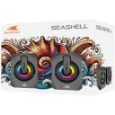 Baracuda Stereo skaļruņi SEASHELL BGSP-011, 2x3000 mW, 25Hz-20kHz, LED apgaismojums, 3,5 mm un USB ieeja
