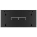 Lanberg Rack kapp 19" seinamonteeritav WFFA-5604-10B, 4U, 600mm, must, kiire kokkupanek, 3 kaabli sisendpaneeli