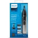 Philips Juukse trimmer NT3650/16 Pestav nina, k&otilde;rva ja kulmu trimmer 2 kammi, roostevaba teras, AA patarei