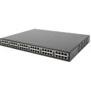 Digitus PoE inžektors DN-95117, 370 W, 24 x RJ-45, AC 100-240 V, 19" - 1U, melns