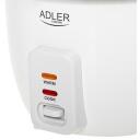 Adler Riisi keetja AD 6418, 0,6 L, 300 W, 2 funktsiooni, eemaldatav kauss, automaatne soojapidamine, klaasist kaas