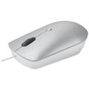 Lenovo kompakti pelė 540 GY51D20877, 1.8m, 4 mygtukai, 2400 dpi, optinė, USB-C, pilka