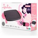 Jata Grill JEGR5522, 1000W, 230V, 280x220mm, roosa, reguleeritav termostaat, mittenakkuv pind, eemaldatav alus