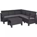 Aiam&ouml;&ouml;bel Corfu Relax Set hall 29202123939 KETER 190 x 190 x 79cm 77 x 57 x 42cm